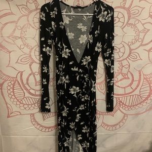 Floral High-Low Dress